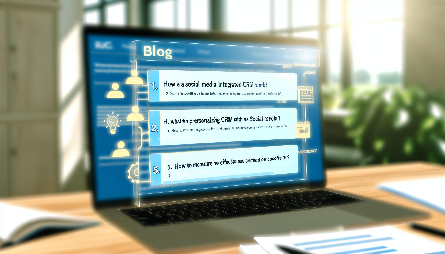 Intégration CRM et réseaux sociaux