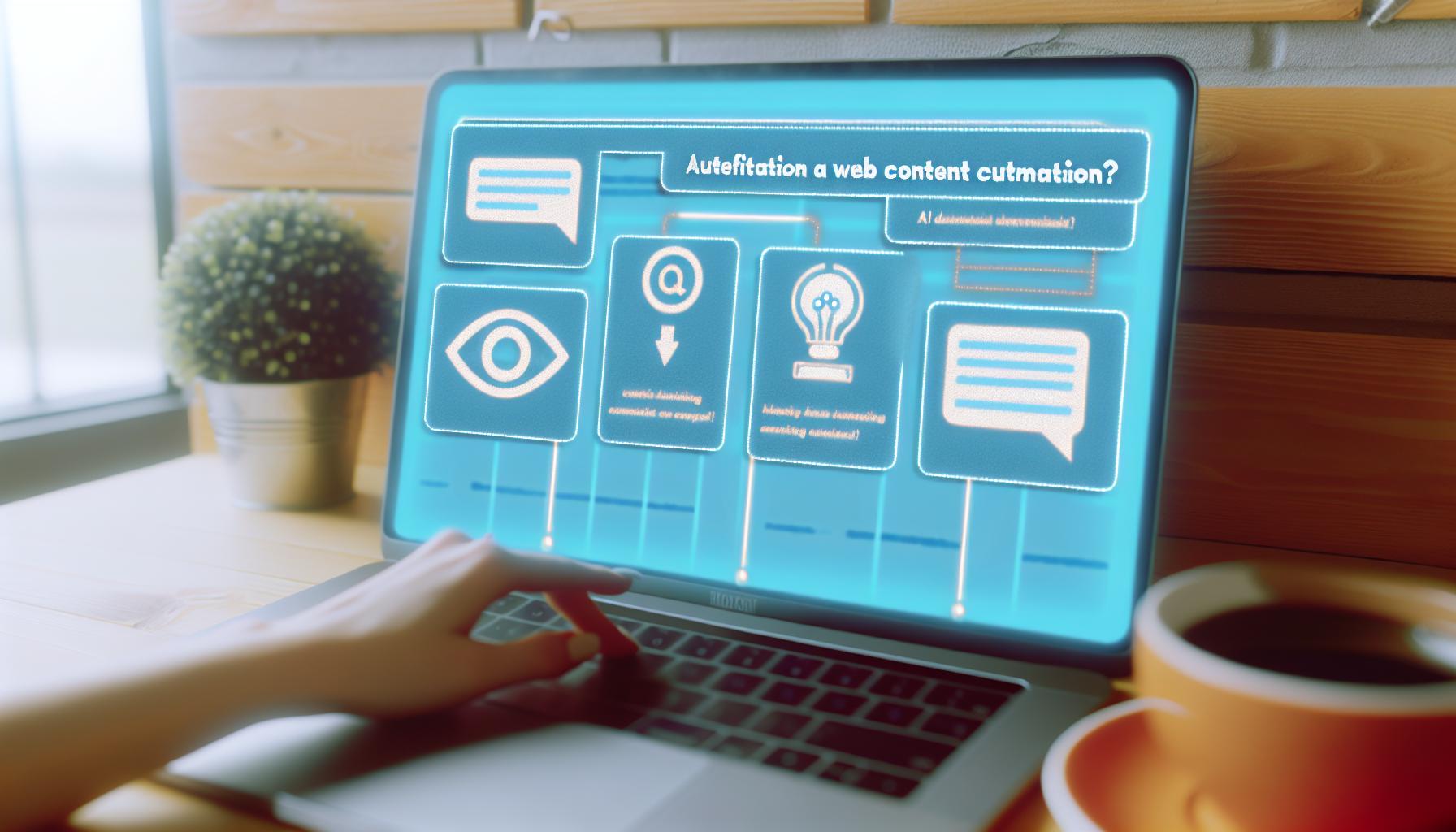 Automatisation par IA dans la création de contenus web