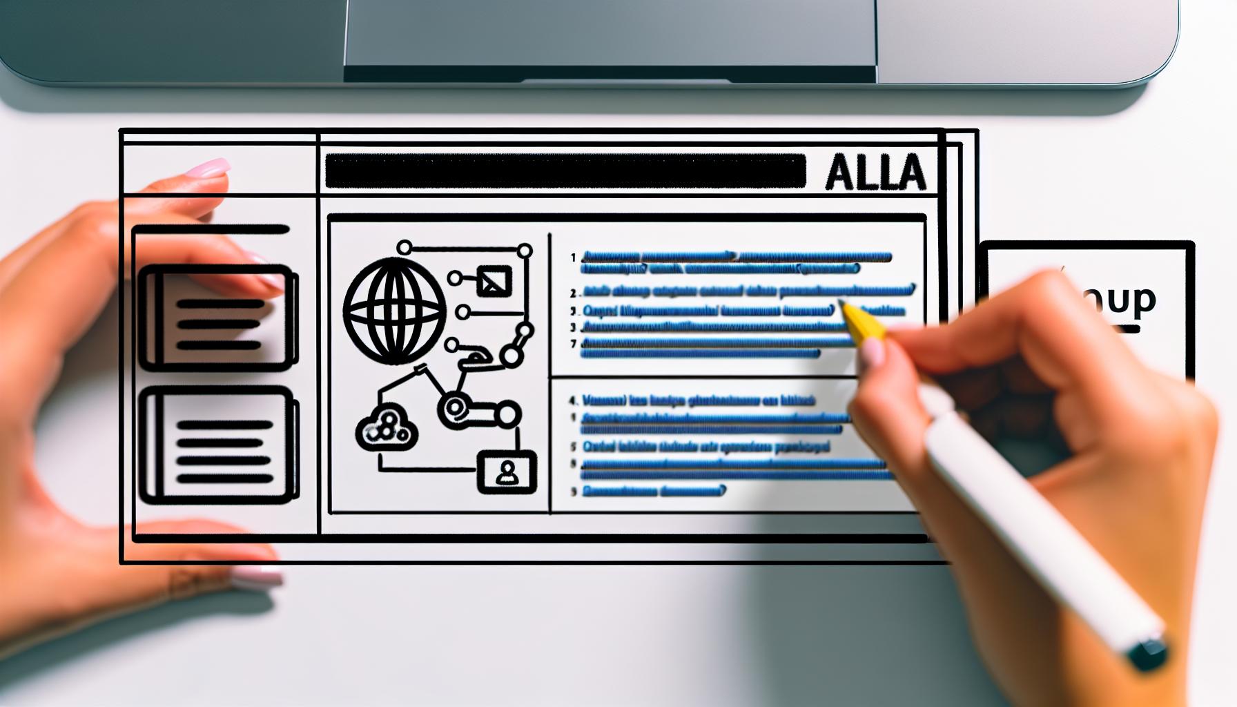 Création automatique de contenus web par IA