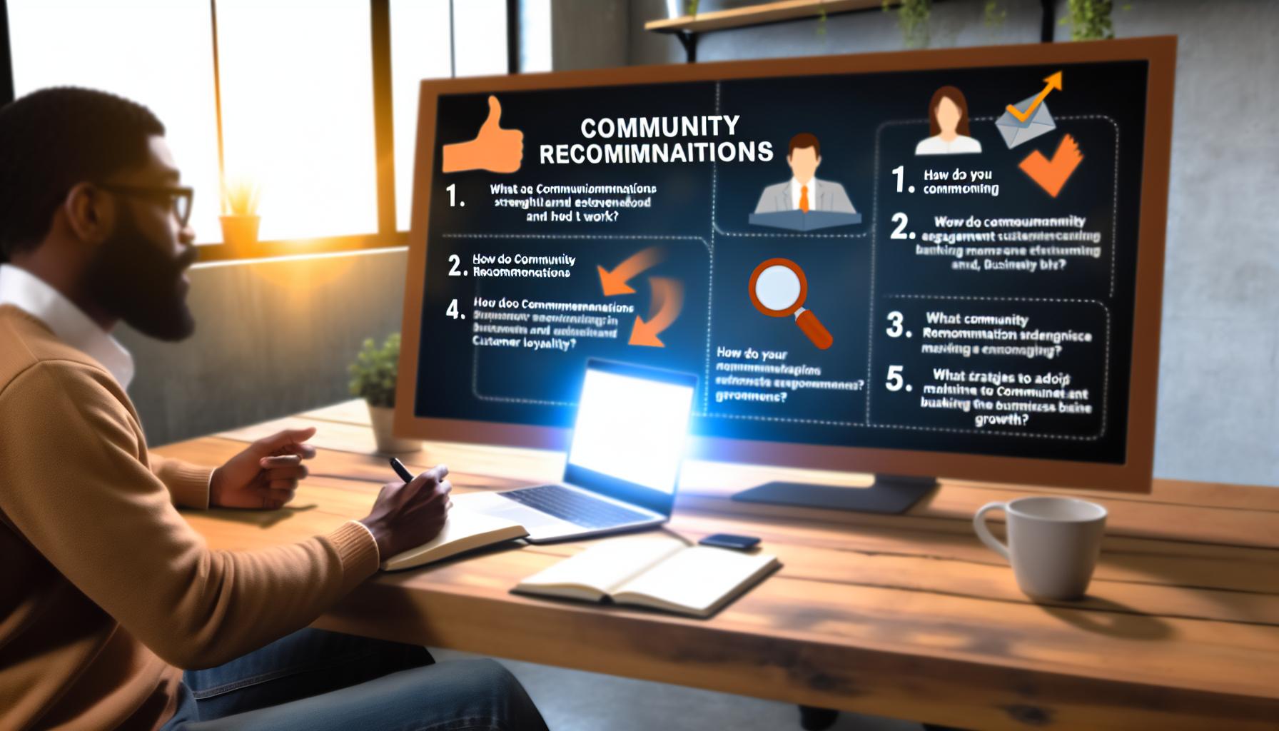 Recommandations communautaires pour entreprises