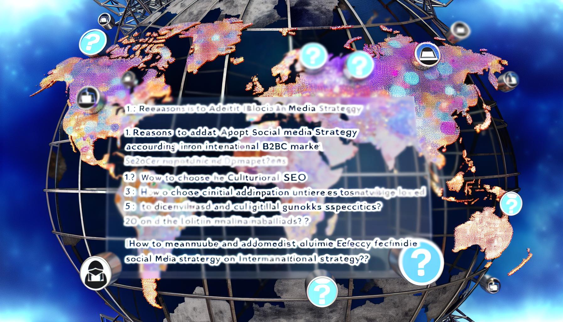 Stratégie Social Media Marchés Internationaux B2B et B2C