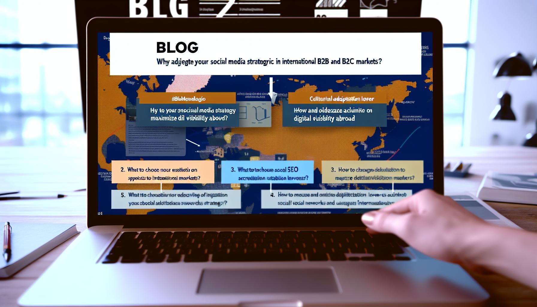 Stratégie Social Media Marchés Internationaux B2B B2C